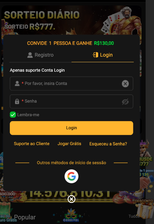 Aplicativo móvel 555bet